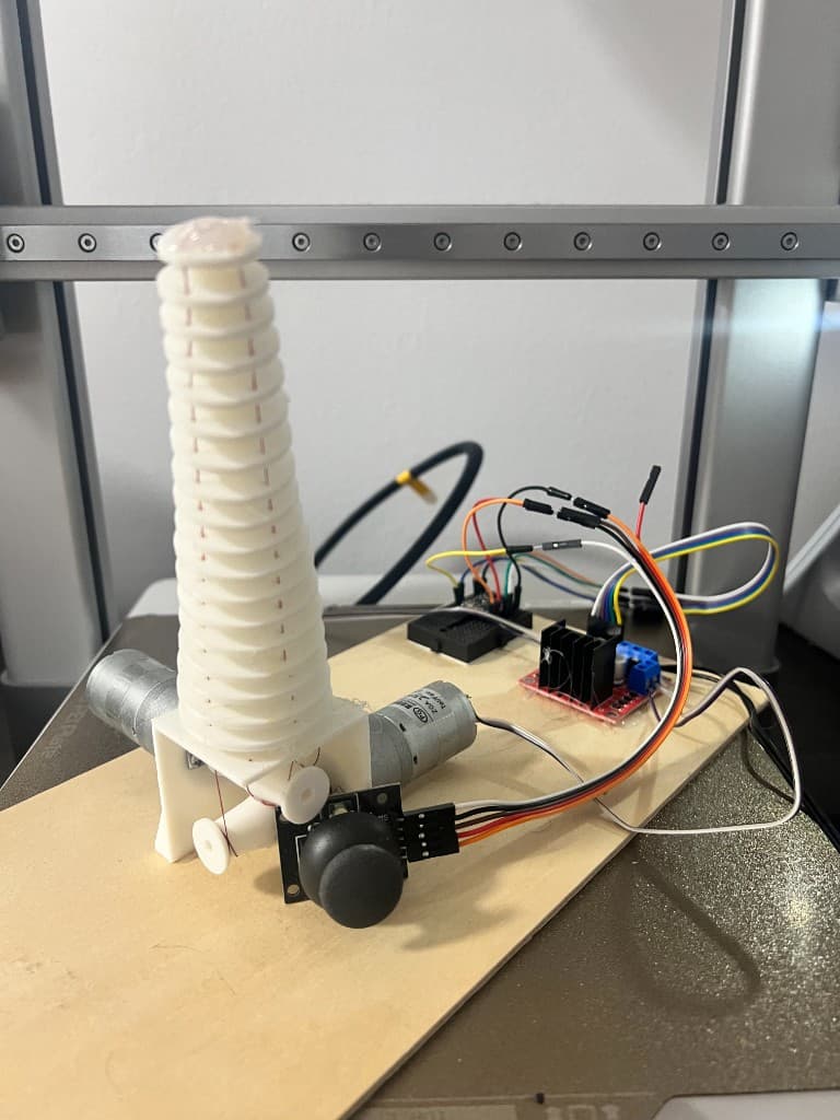 Robotic tentacle built for 3E8 Robotics